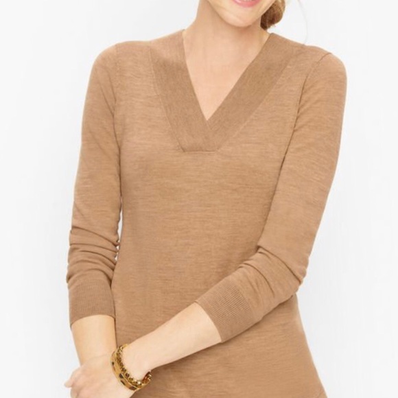 Charter Club Petite 51% Merino Wool Overlapped V-neck Long Sleeve Gray size P/P - Picture 10 of 10